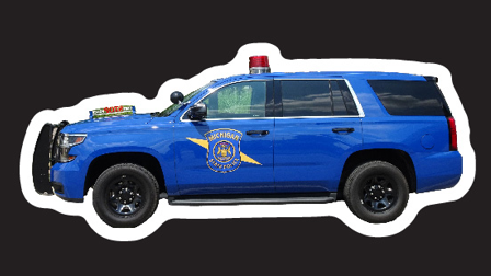 6 X Adesivi Auto Sticker Polizia Sticker 9 X 9 Cm - Foto 5