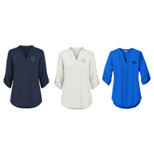 Load image into Gallery viewer, Women's 3/4-Sleeve Tunic Blouse
