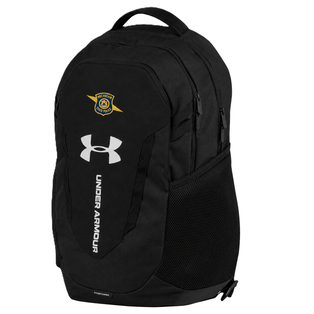 america drip shield laptop backpack black UA Logo Backpack – Michigan State Police Canteen