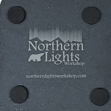 Load image into Gallery viewer, Laser Engraved Slate Coaster 4 Pack Set
