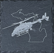 Load image into Gallery viewer, Laser Engraved Slate Coaster 4 Pack Set