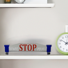 Load image into Gallery viewer, &quot;Stop – State Police&quot; Acrylic Mini Standee
